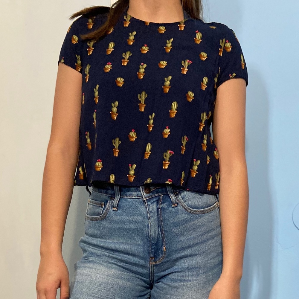 Cactus Crop Top